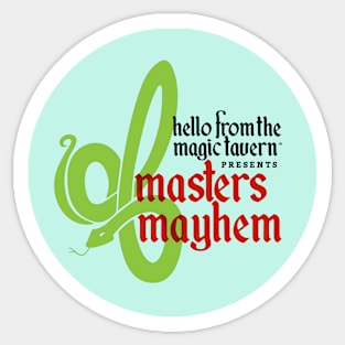 Masters of Mayhem Logo Circle Sticker